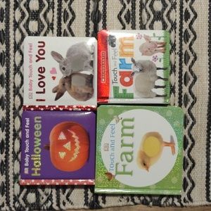 Dk baby touch and feel kids books (4) bundle
